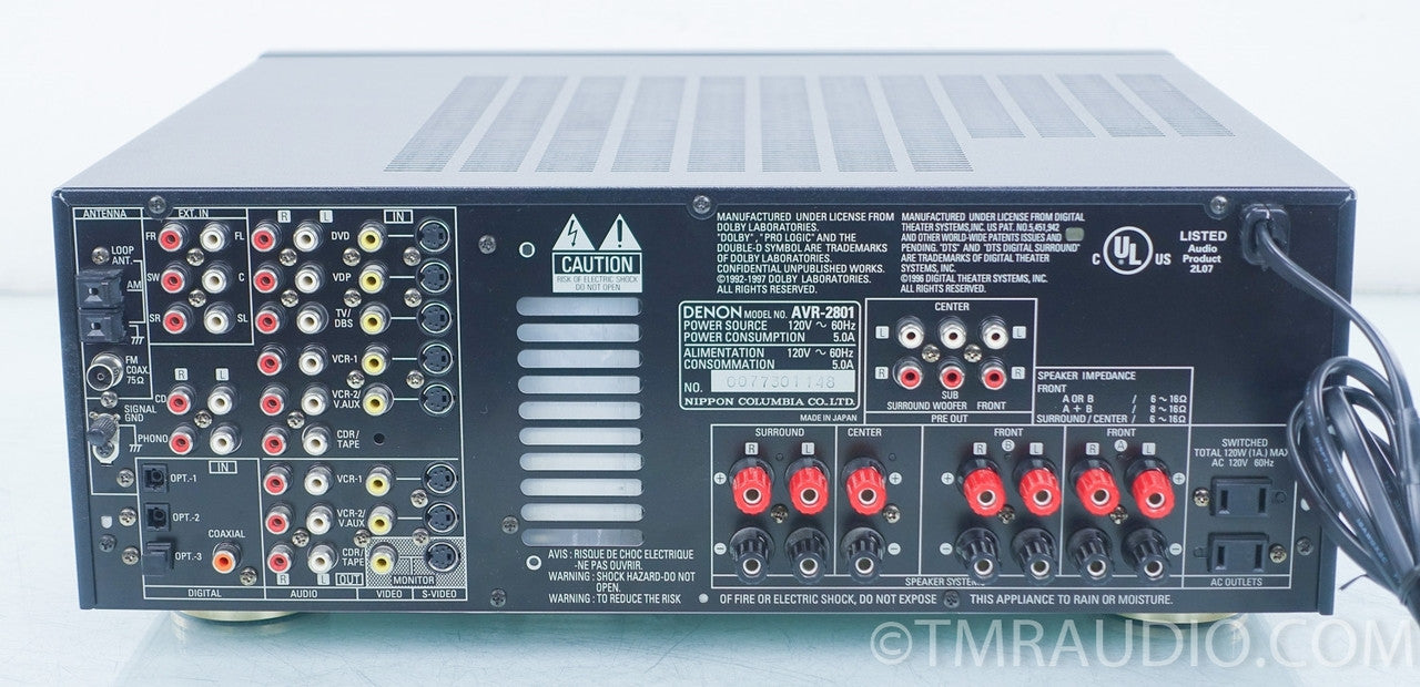 Denon AVR-2801 Home Theater Receiver