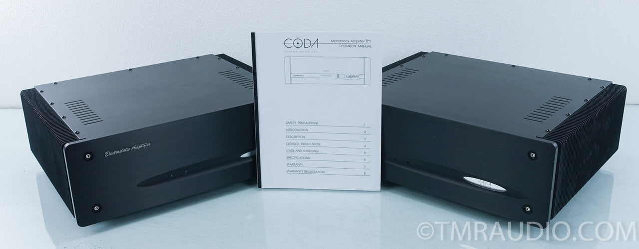 Coda / Innersound Electrostatic Mono Block Amplifier