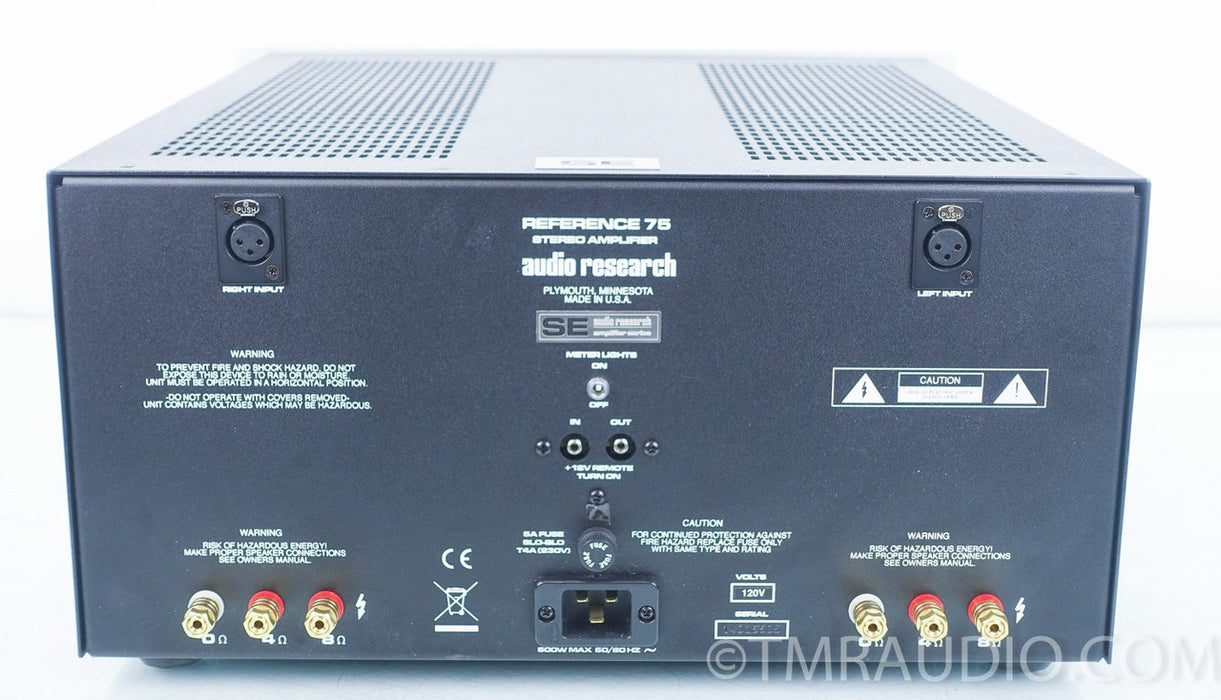 Audio Research Reference 75SE Stereo Tube Amplifier