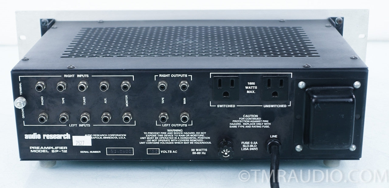 Audio Research SP-12 Tube Preamplifier / Preamp