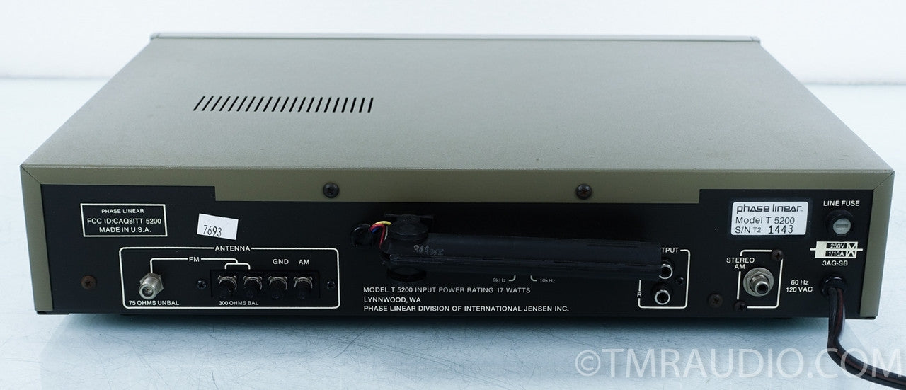 Phase Linear T 5200 Vintage AM / FM Tuner