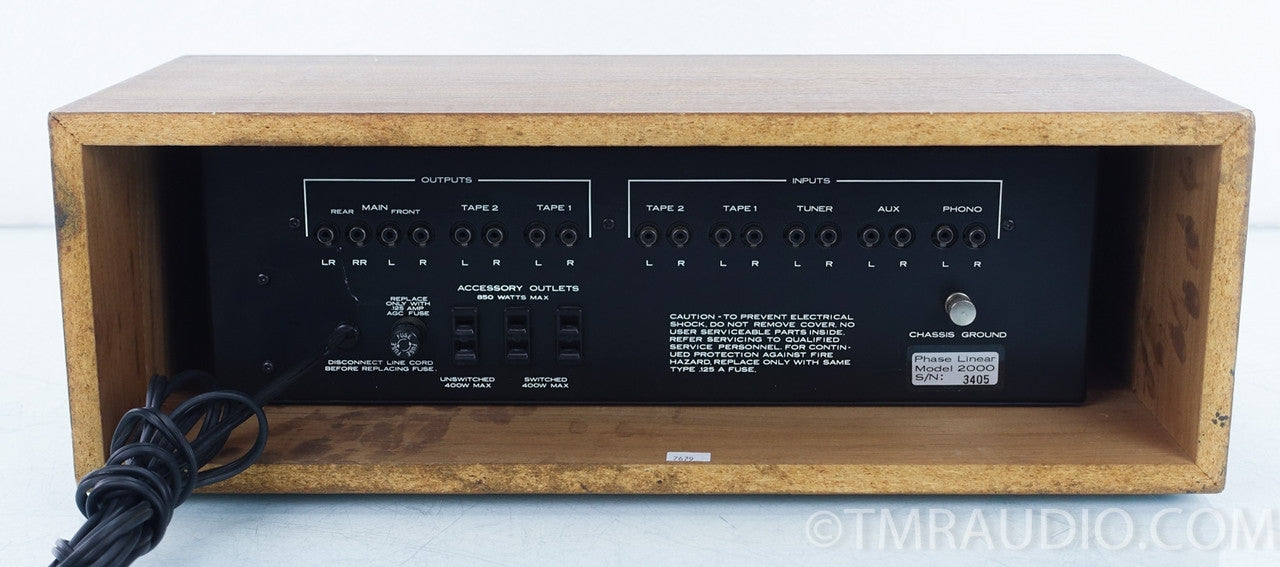 Phase Linear 2000 Vintage Preamplifier