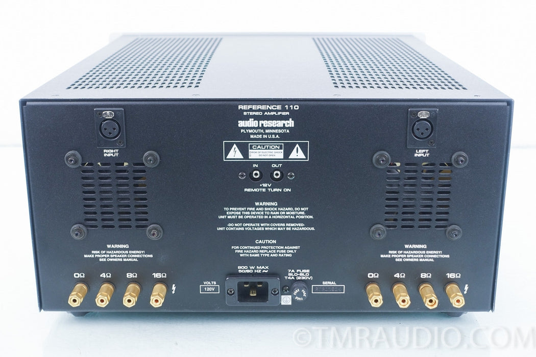 Audio Research Reference 110 Tube Amplifier