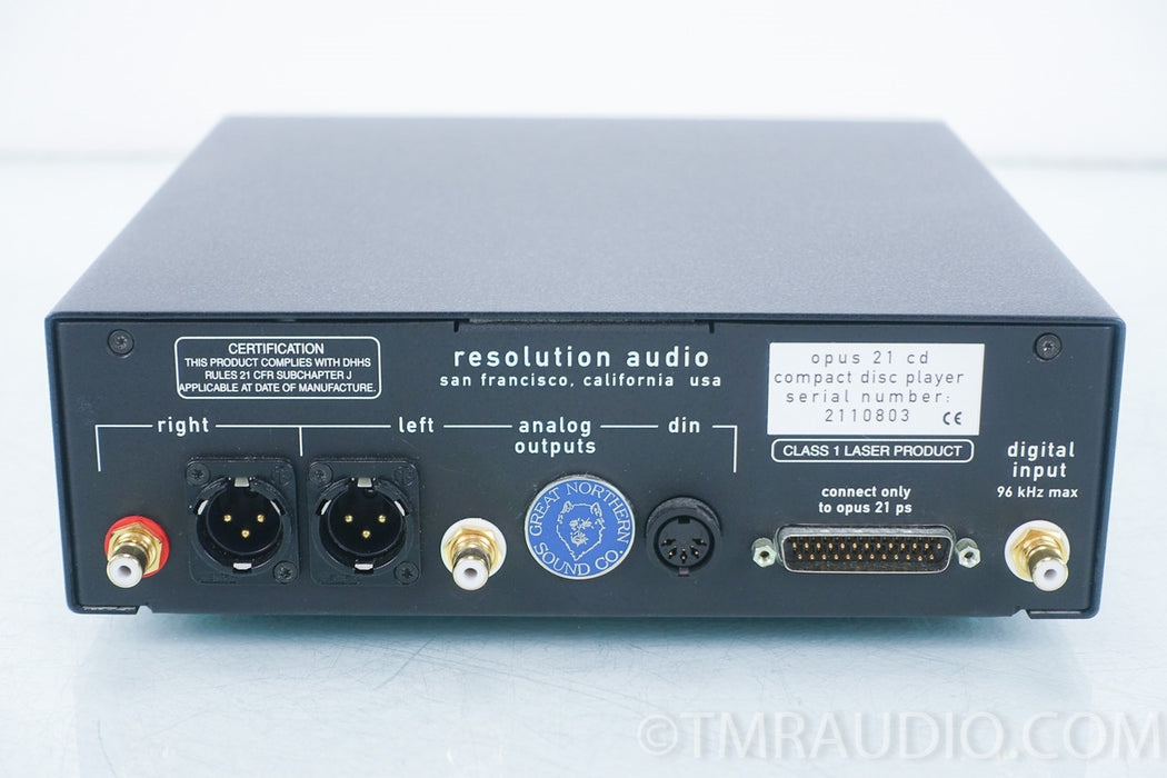 Resolution Audio Opus 21 CD Player