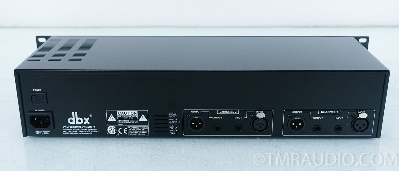 dbx 231 Professional Rack-mountable Graphic Equalizer