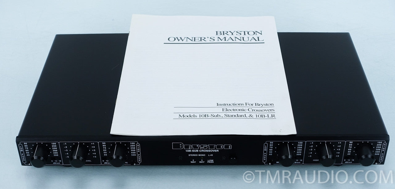 Bryston 10B-SUB Crossover