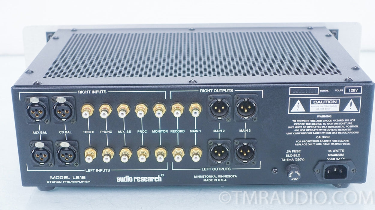Audio Research LS16 Tube Preamplifier