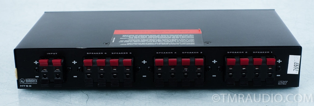 HomeTech HTS6 6 Speaker Pair Switcher