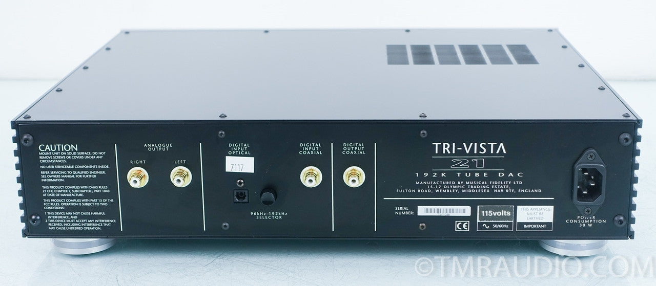 Musical Fidelity Tri-Vista 21 Tube DAC