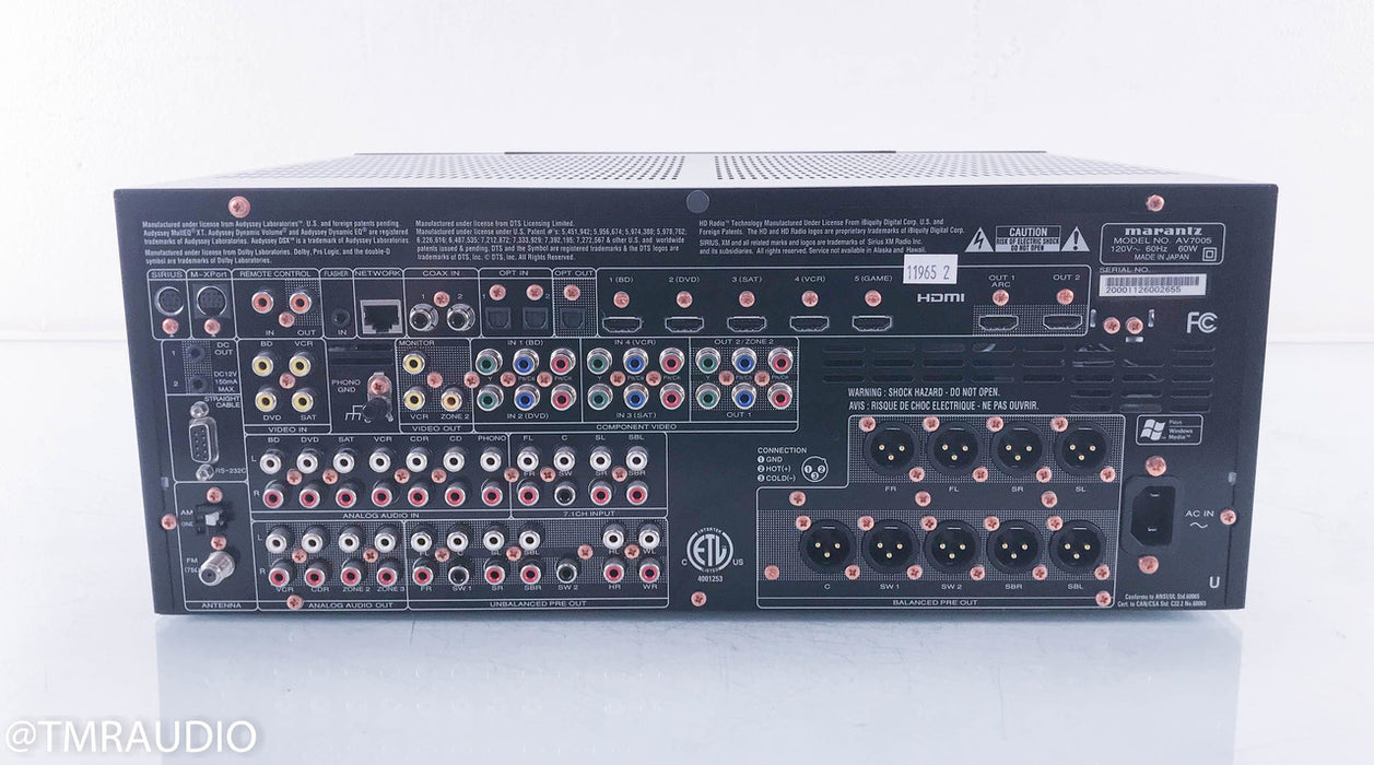 Marantz AV 7005 Home Theater / Surround Sound Processor