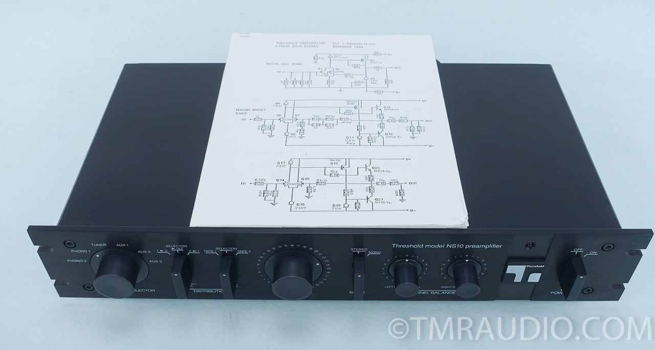 Threshold NS10 Stereo Preamplifier / Preamp