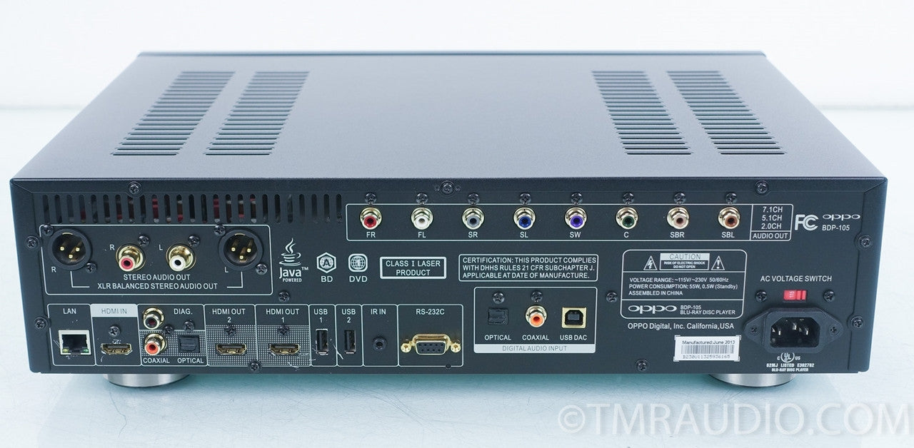 Oppo BDP-105 Blu-Ray Disc Player