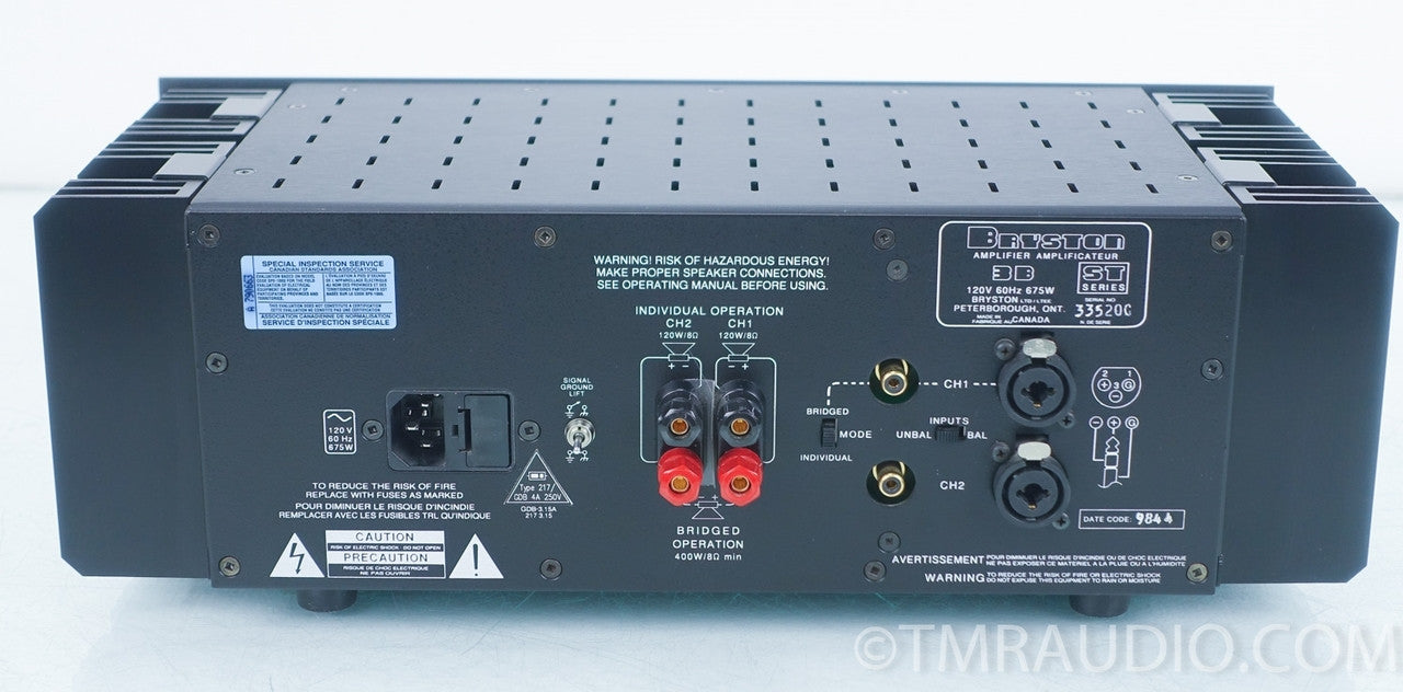 Bryston 3B-ST Stereo Power Amplifier
