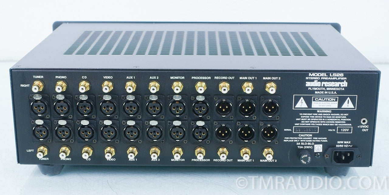 Audio Research LS26 Stereo Tube Preamplifier / Preamp