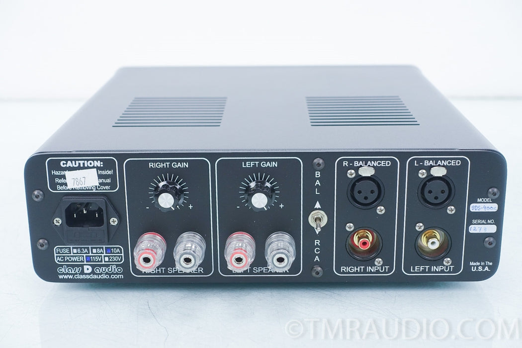 Class D Audio SDS-400C Stereo Power Amplifier