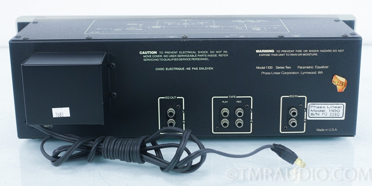 Phase Linear Model 1100 Series Two Vintage EQ / Parametric Equalizer 1