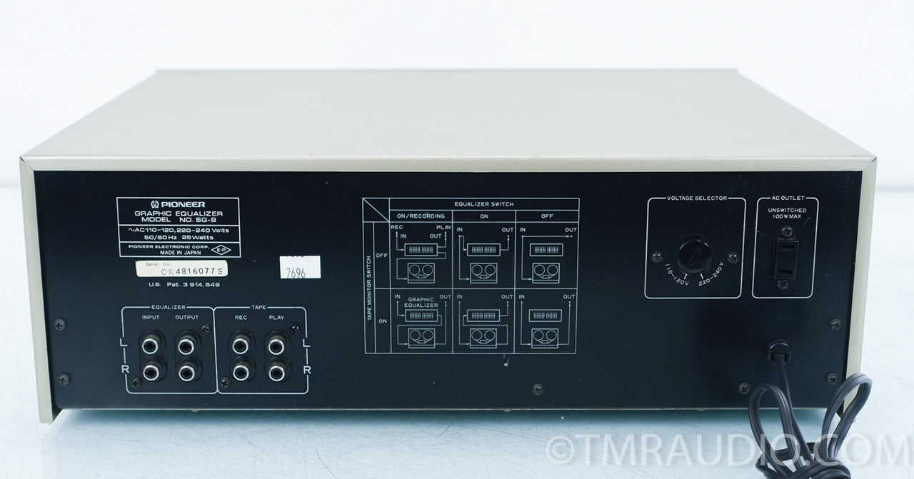 Pioneer SG-9 Stereo Graphic Equalizier