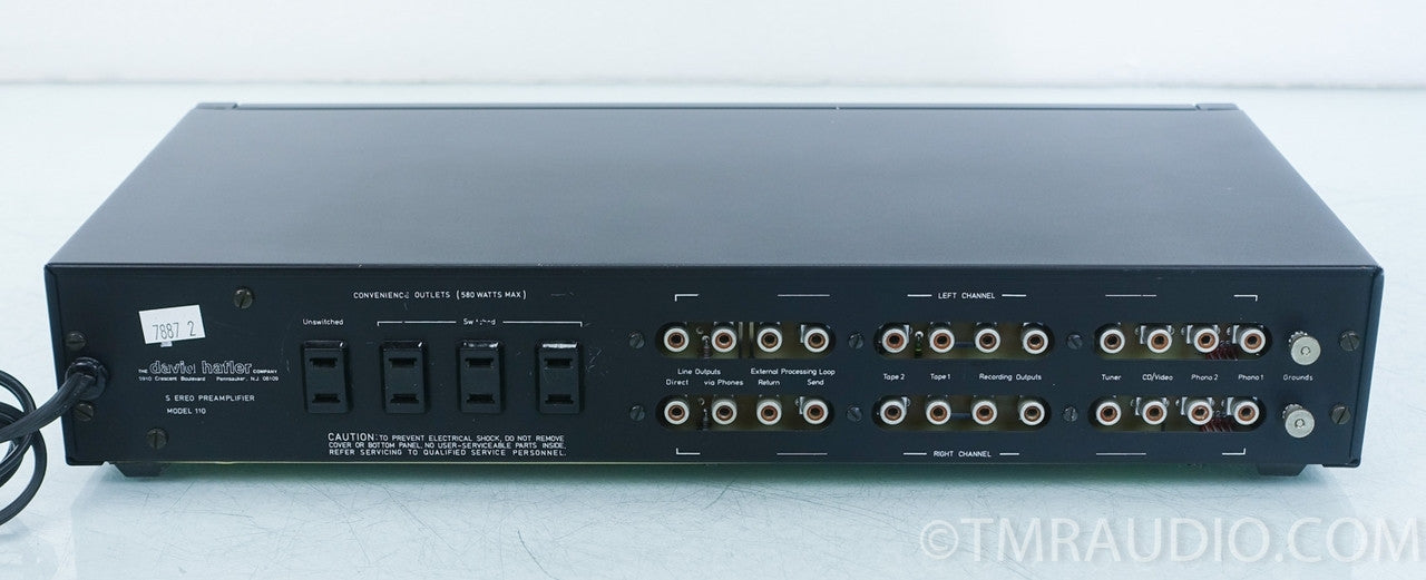 Hafler DH-110 Vintage Stereo Preamplifier