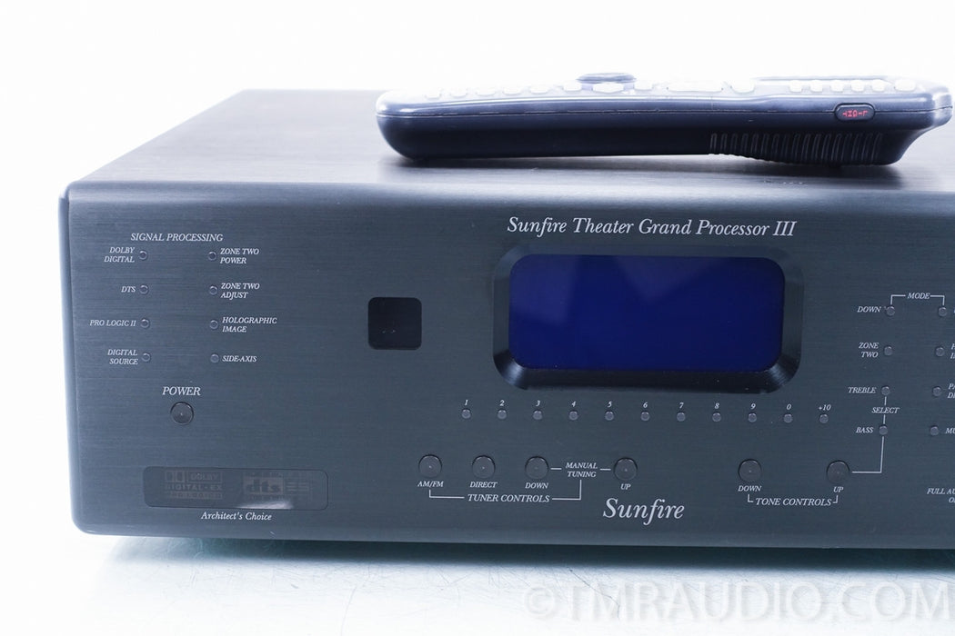 Sunfire Theater Grand III Surround Sound Processor