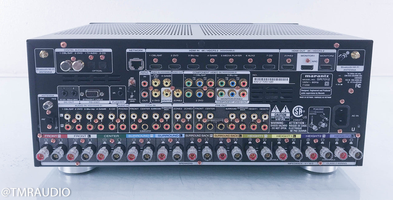 Marantz SR7012 9.2 Channel 4K Surround Receiver w/ HEOS Wireless Technology