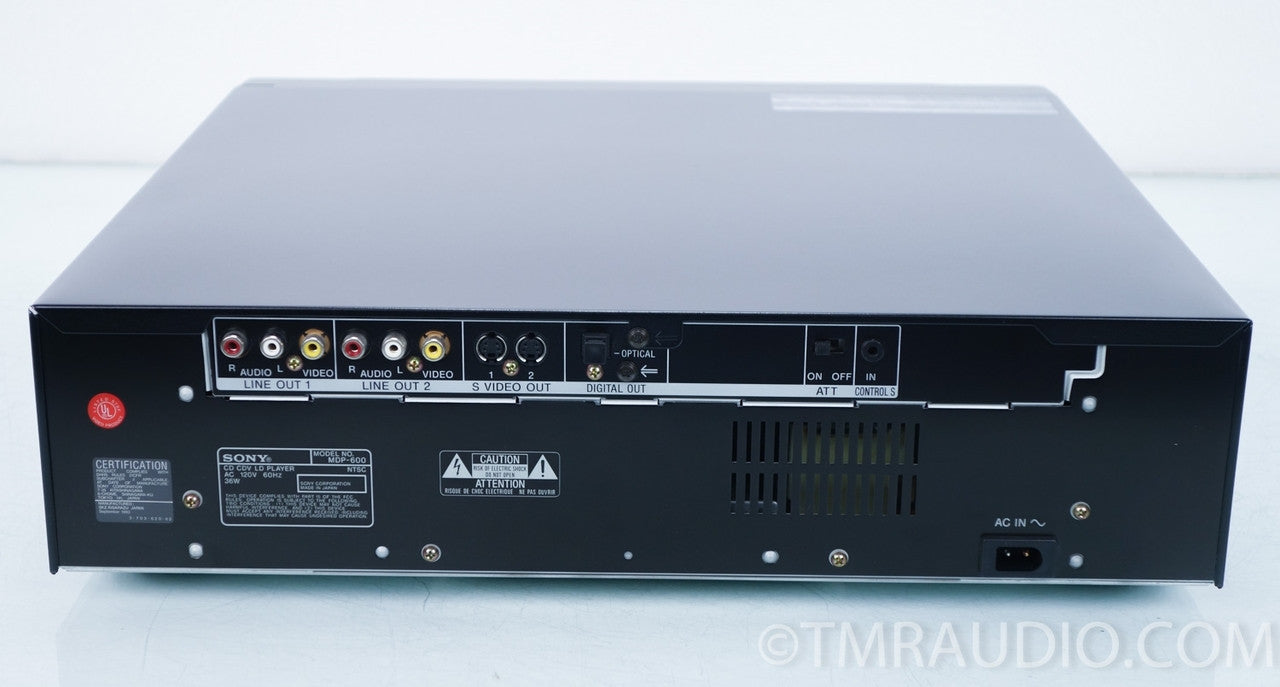 Sony MDP-600 LaserDisc LD, CD Player