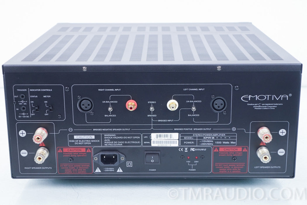 Emotiva XPA-2 Gen 2 Stereo Power Amplifier