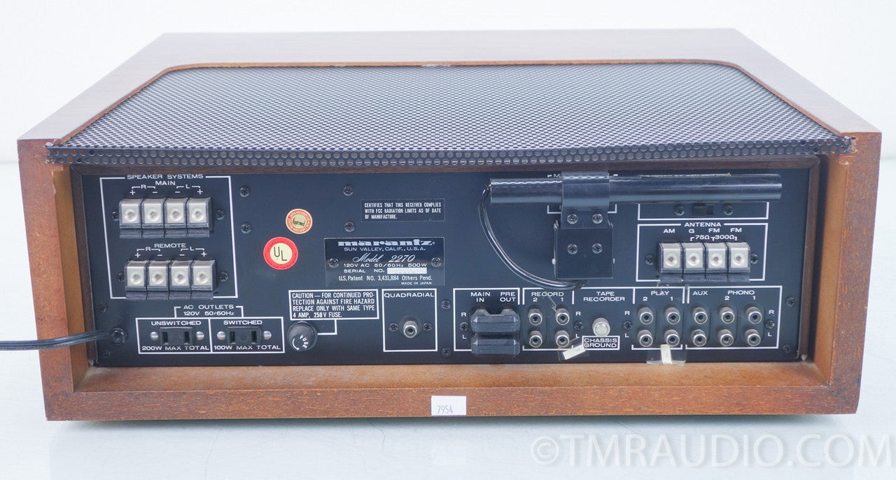 Marantz 2270 Vintage AM / FM Stereo Receiver