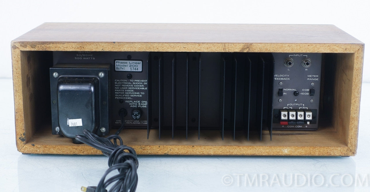 Phase Linear 200 Vintage Power Amplifier
