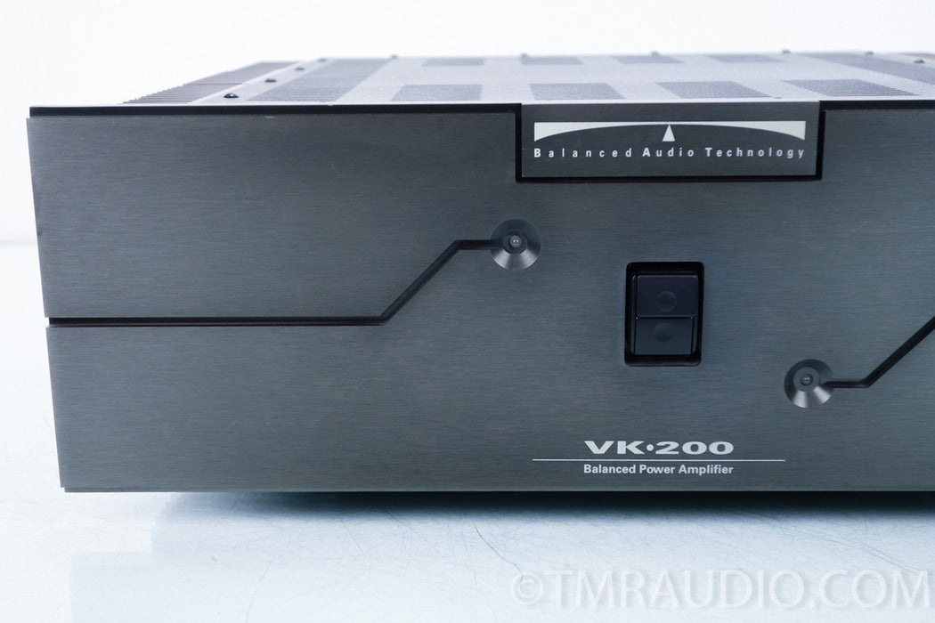 Balanced Audio Technology VK-200 Power Amplifier with 1 meter Prelude Power Cable