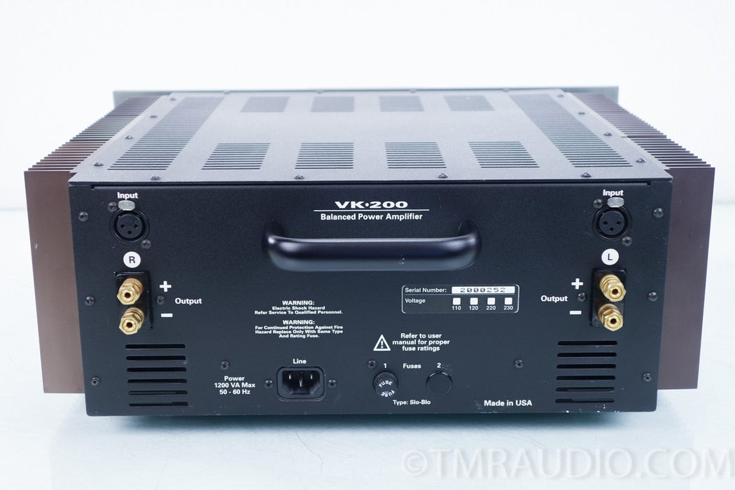 Balanced Audio Technology VK-200 Power Amplifier with 1 meter Prelude Power Cable