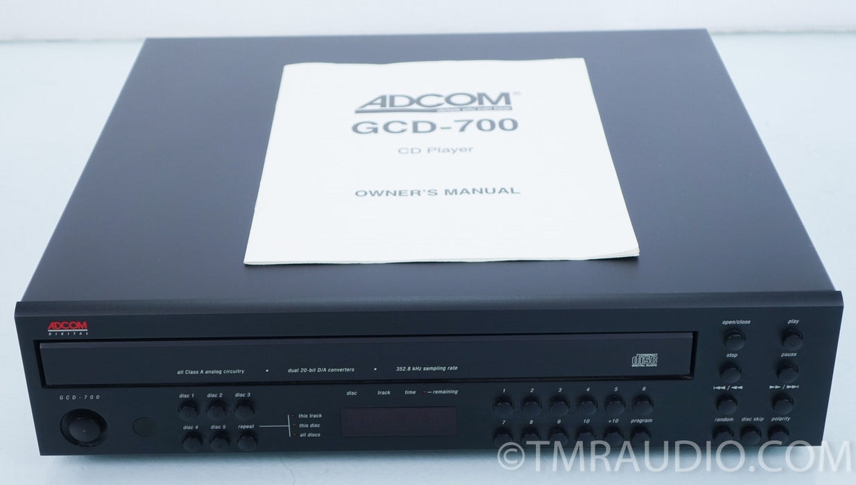 Adcom GCD-700 5 Disc CD Changer / Player