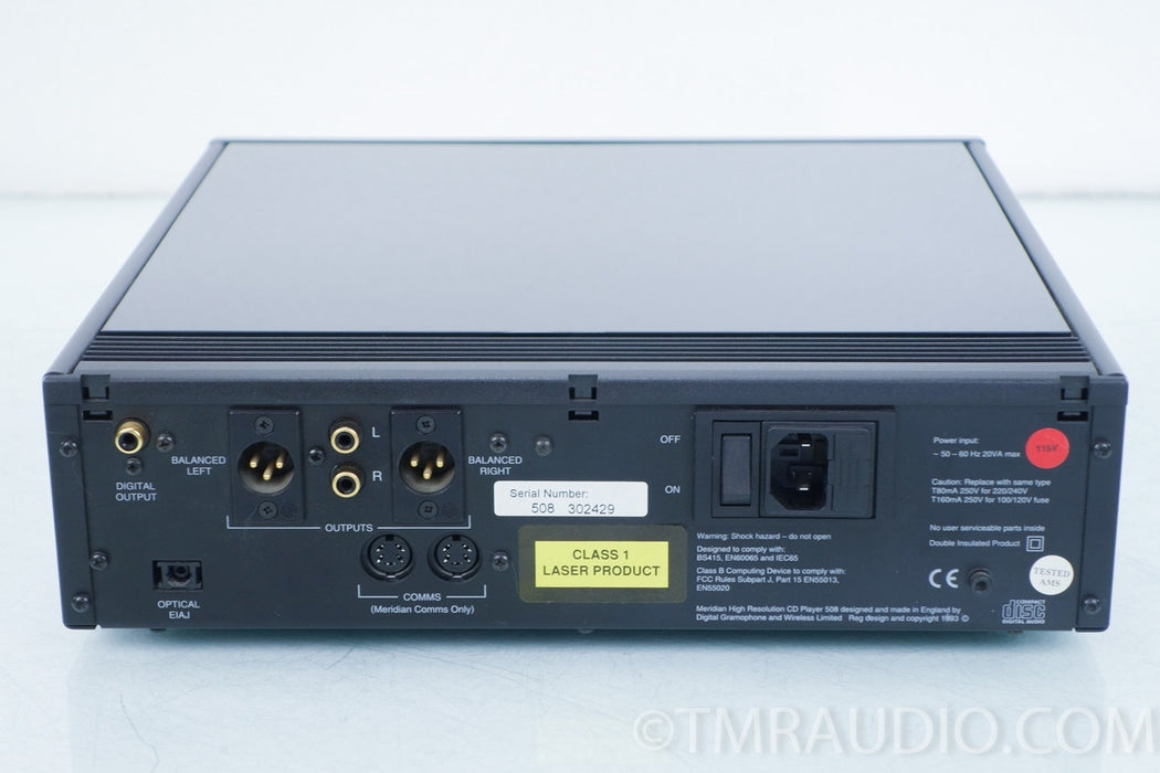 Meridian 508 20 Bit CD Player / Transport