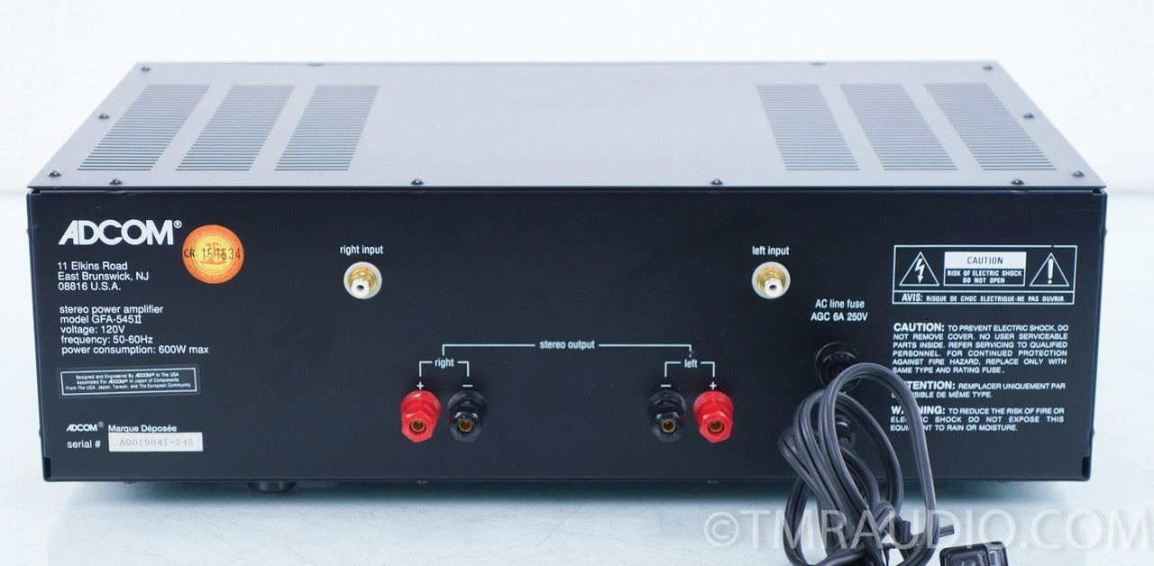Adcom GFA-545II Stereo Power Amplifier