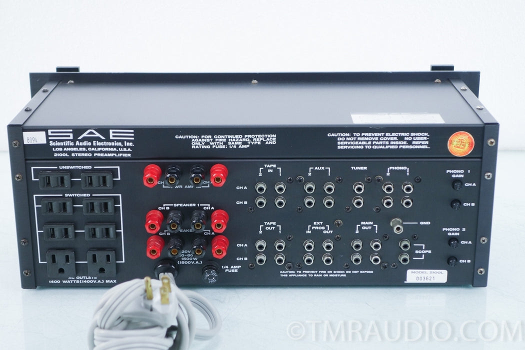 SAE 2100L Vintage Stereo Preamplifier