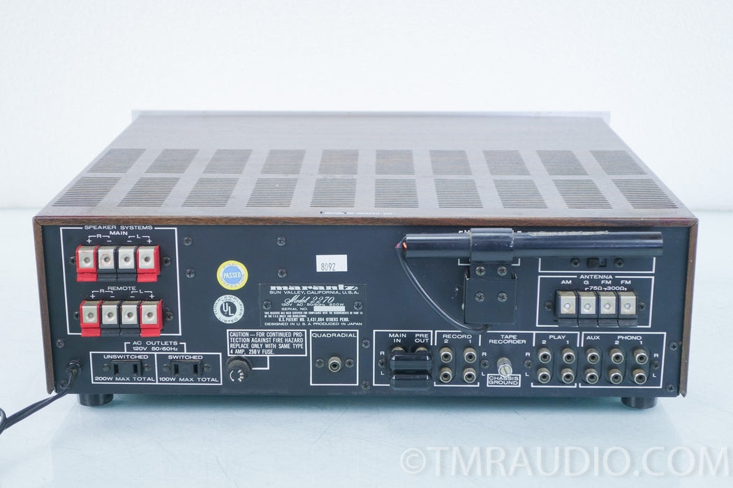 Marantz 2270 Vintage AM / FM Stereo Receiver