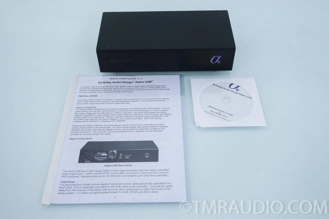 Berkeley Audio Design Alpha USB Converter