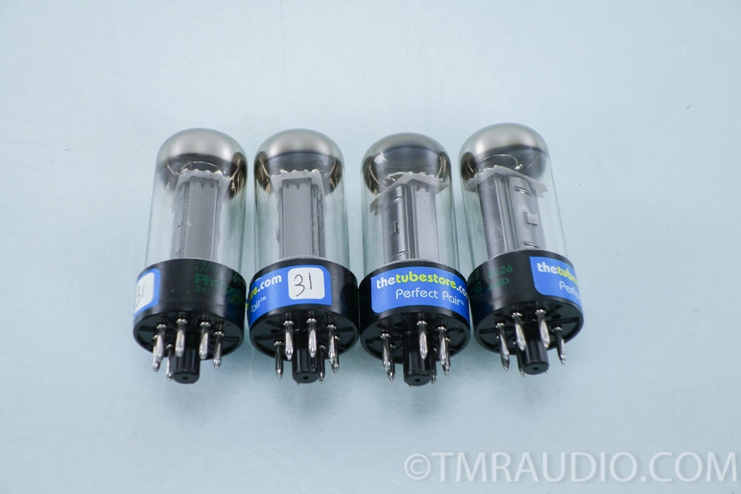 JAN Philips 6V6GT Tubes Matched Quad