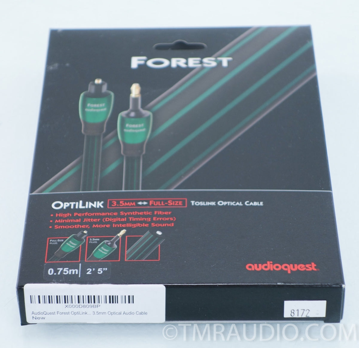 Audioquest Forest 3.5mm to Toslink Optical Digital Cable — The Music Room