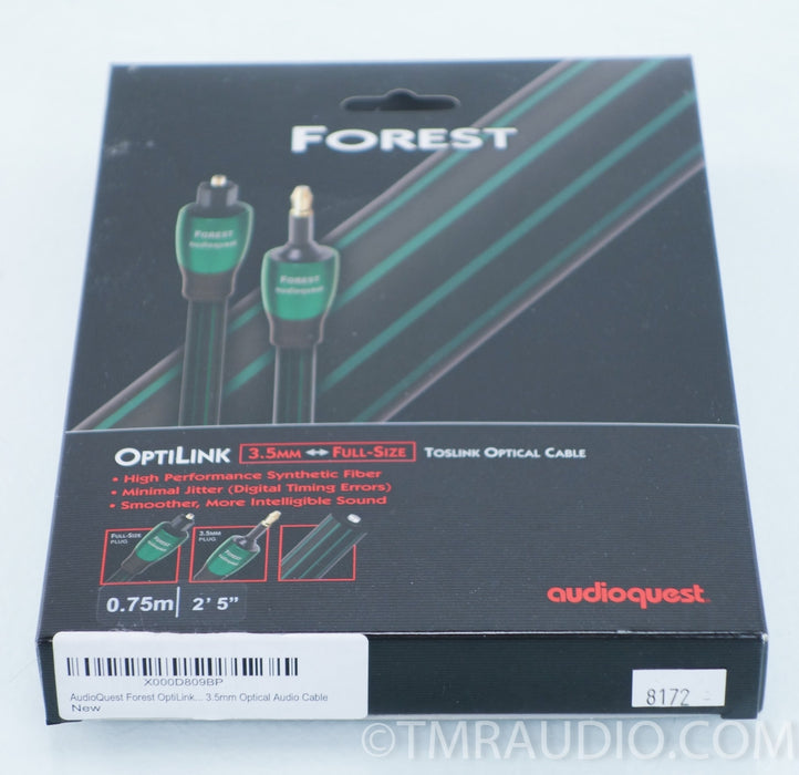 Audioquest Forest 3.5mm to Toslink Optical Digital Cable
