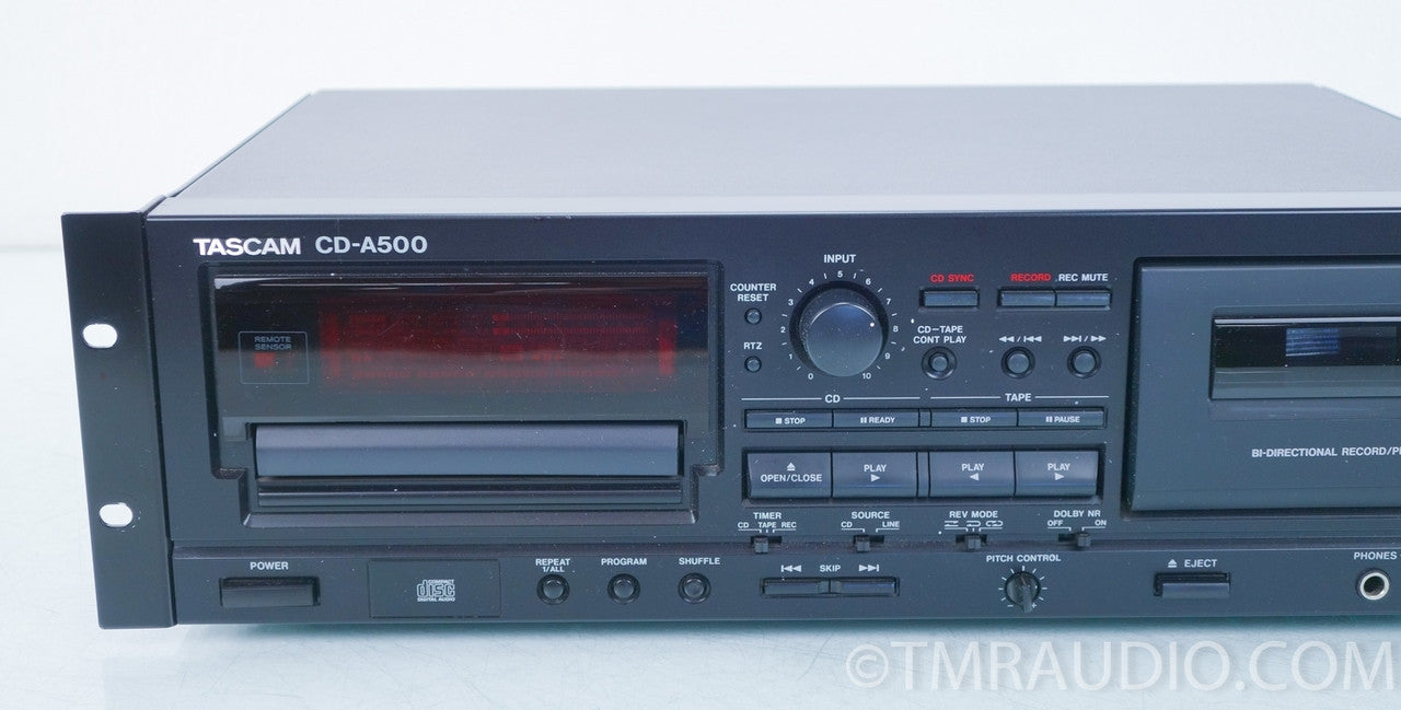 Tascam CD-A500 CD to Cassette Deck / Tape Recorder