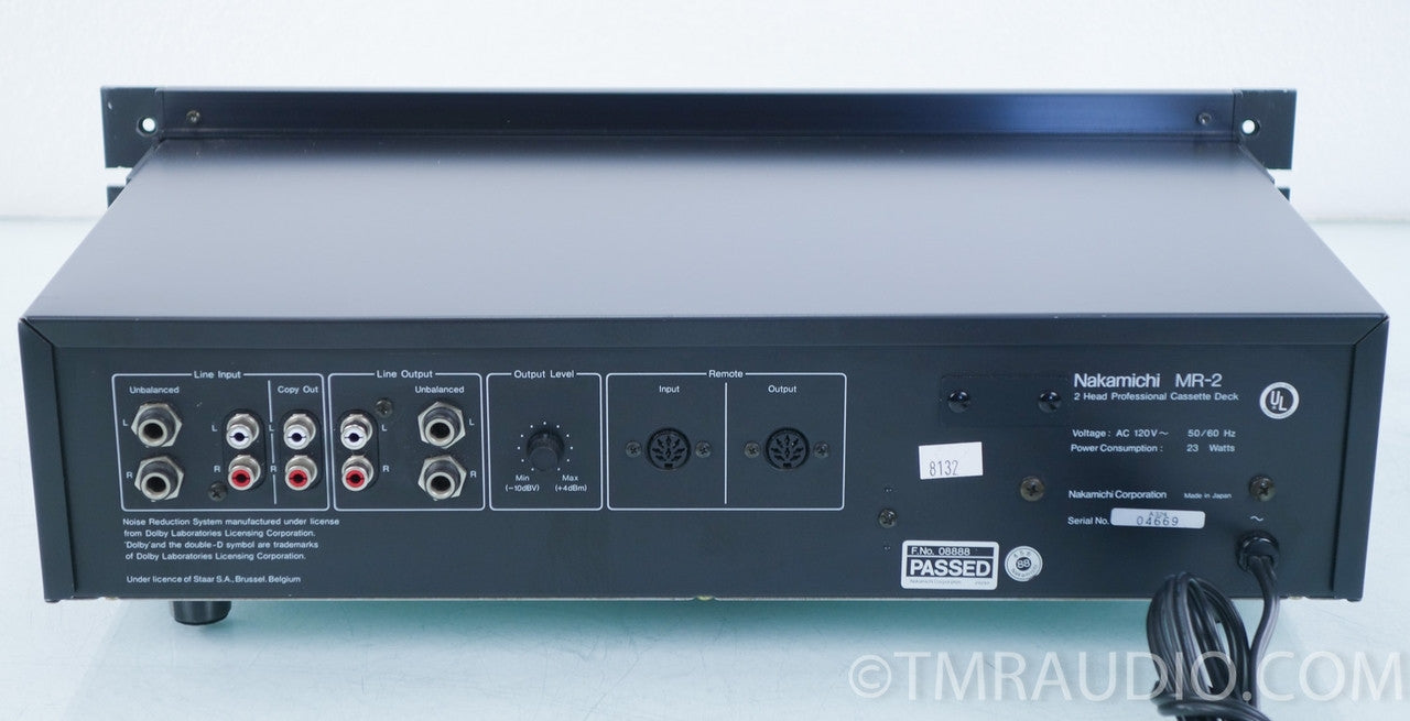 Nakamichi MR-2 2-head Professional Cassette Deck