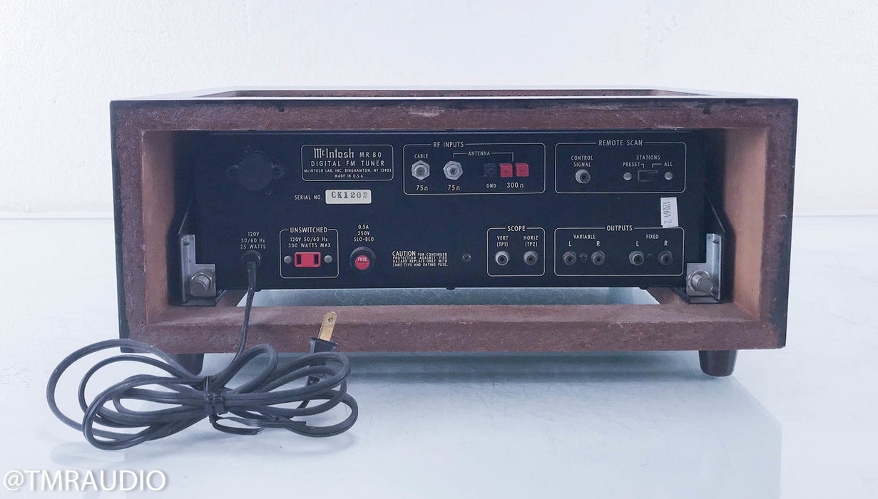 McIntosh MR80 Vintage FM Tuner