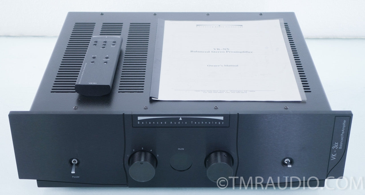 Balanced Audio Technology VK-3ix Tube Preamplifier