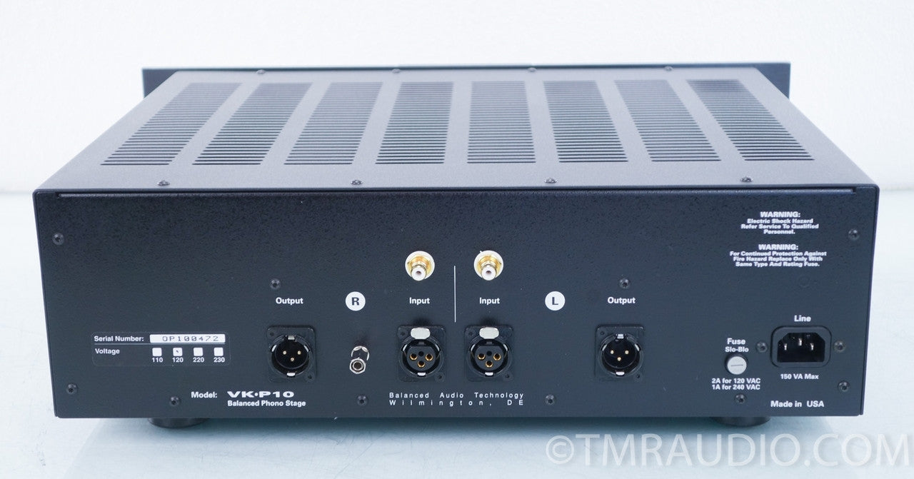 Balanced Audio Technology BAT VK-P10SE Tube Phono Stage