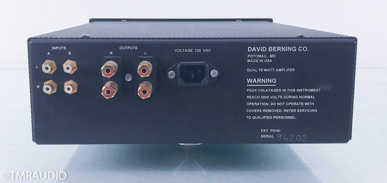 David Berning ZH270 Stereo Tube Power Amplifier