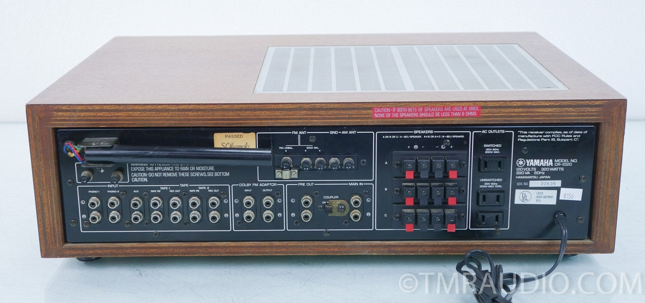 Yamaha CR-1020 Vintage Am / FM Stereo Receiver
