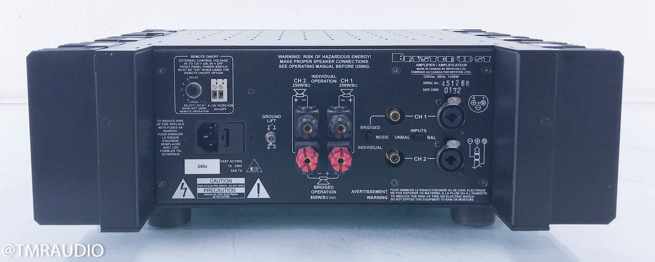 Bryston 4B ST Stereo Power Amplifier (240v)