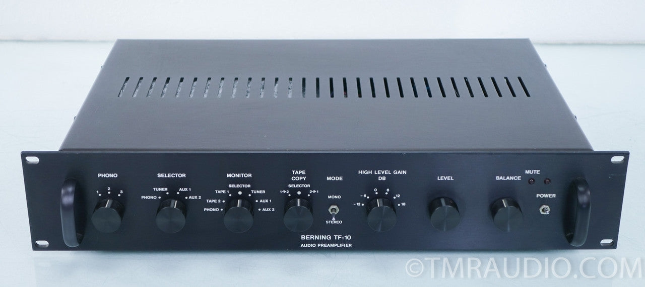 Berning TF-10 Stereo Tube Preamplifier