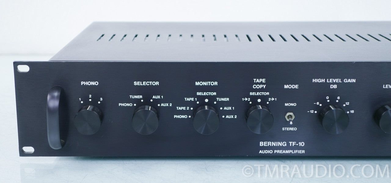 Berning TF-10 Stereo Tube Preamplifier