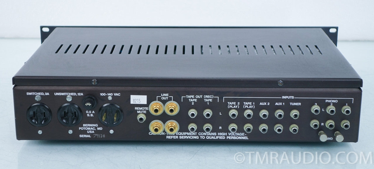 Berning TF-10 Stereo Tube Preamplifier